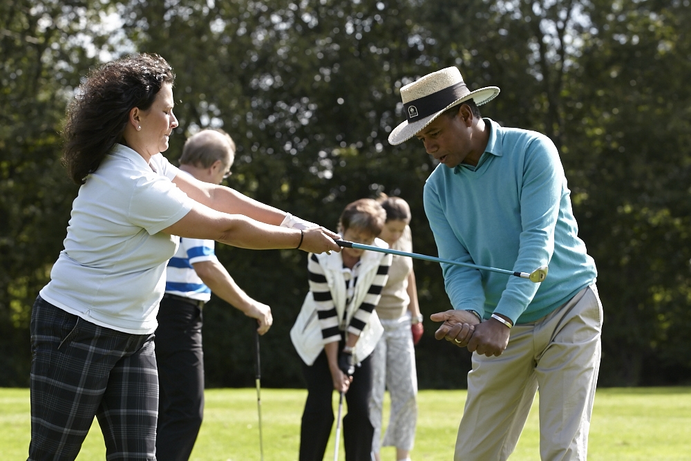 Einzel- und Gruppentraining des Golflehrers Mostafa Sbai